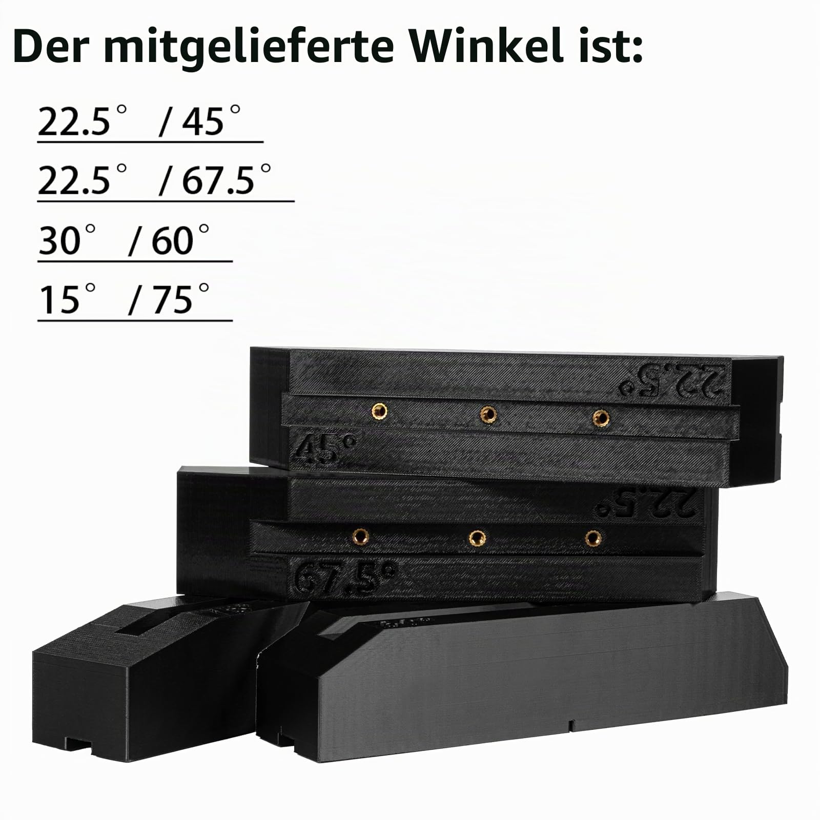 Holzbearbeitungsvorrichtungen für Kumiko Tischlerei, 4-teiliges Winkelset mit mehreren Führungen, japanischer Stil Tischlerwerkzeuge