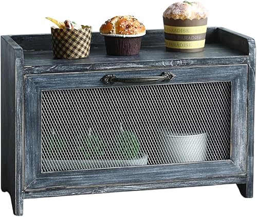 Miniatura 13 de COLLECTIVE HOME - Armario de almacenamiento de 2 niveles, gabinete de mostrador, organizador de madera para cocina, sala de estar, dormitorio,