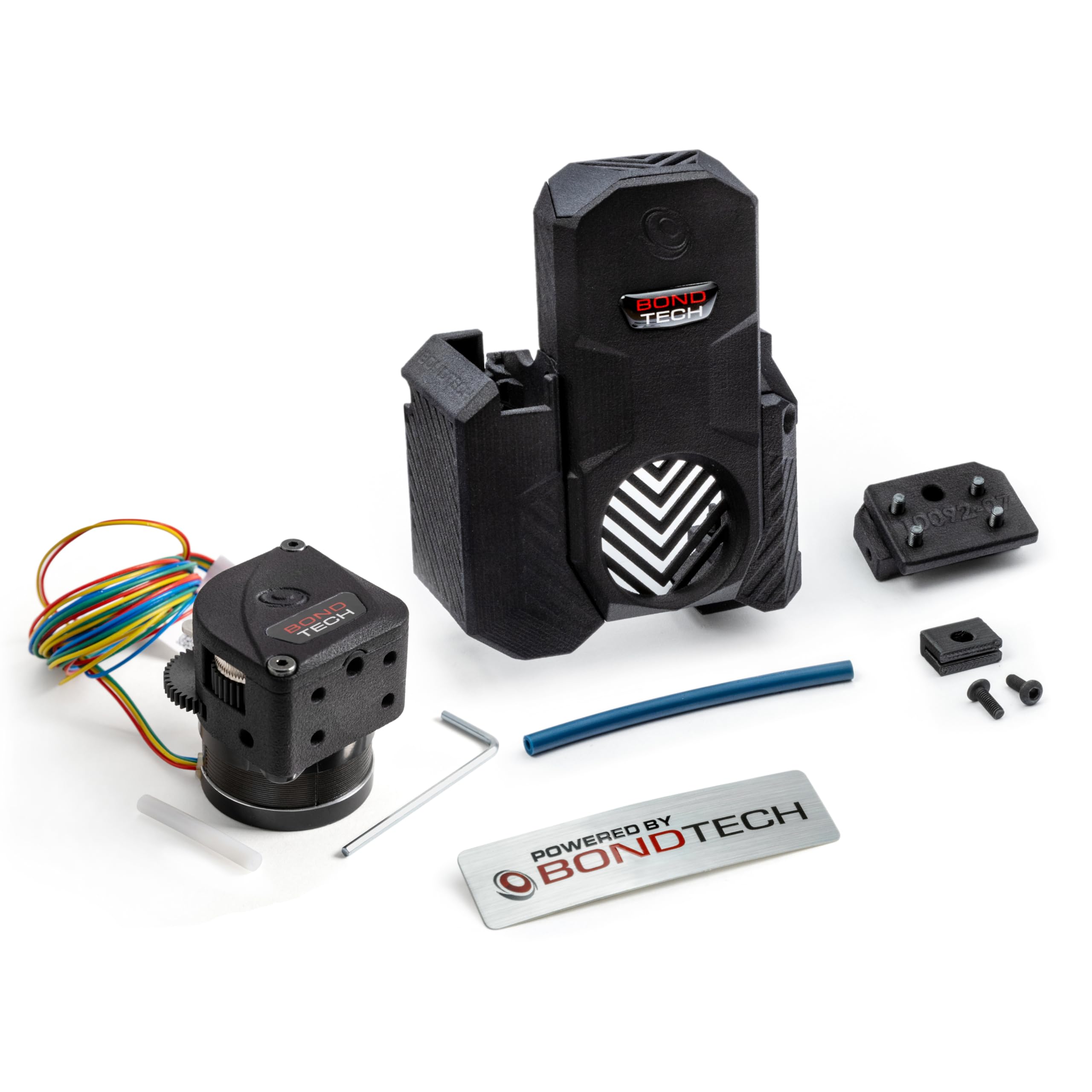 Genuine Bondtech LGX Lite Arrow Upgrade Kit for Creality CR-6 SE, CR-6 Max, and CR-10 Smart Featuring Black Dyed Polyamide 12 Glass Filled Plastic Parts for Higher stifness and Temperature Resistance
