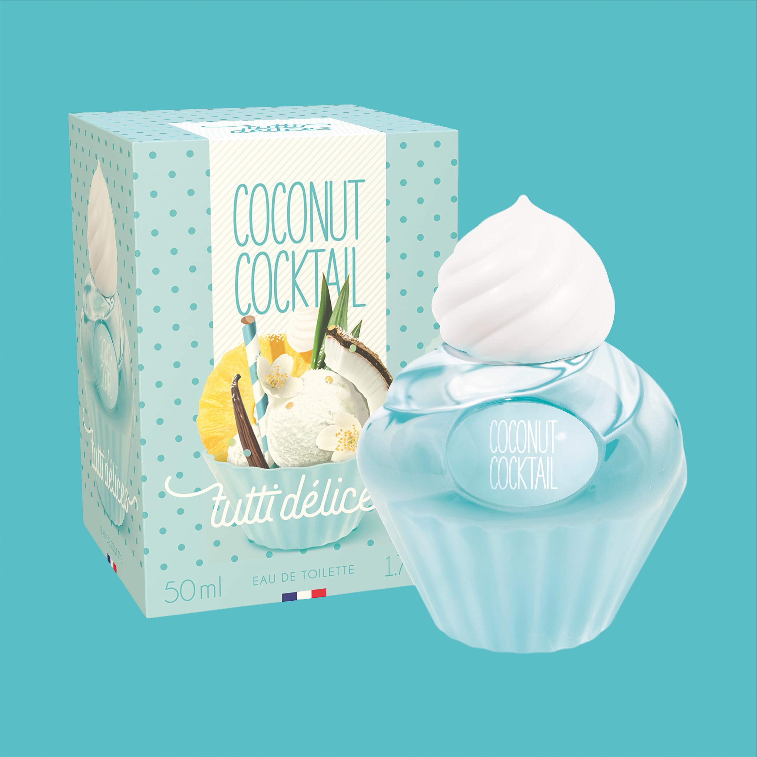 Tutti Delices | Kokosnuss-Cocktail | Eau de Toilette 50 ml - Gourmandes und fruchtiges Parfum für Damen
