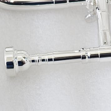 Trombone B Flat Soprano Trombone Silver Plated Brass Instrument