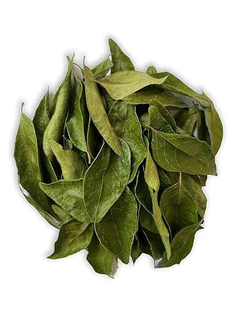 Dried Curry Leaves, Whole Air-Dried Kari Patta, 0.35 oz (10 g)