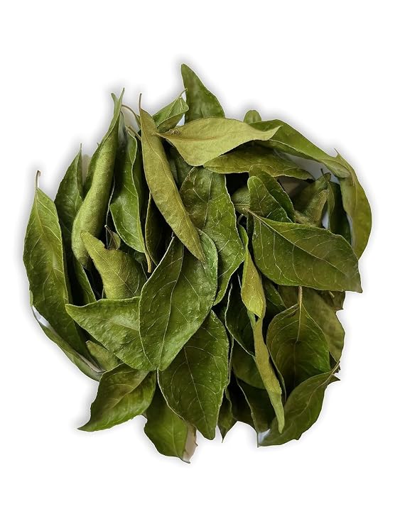 Dried Curry Leaves, Whole Air-Dried Kari Patta, 0.35 oz (10 g)