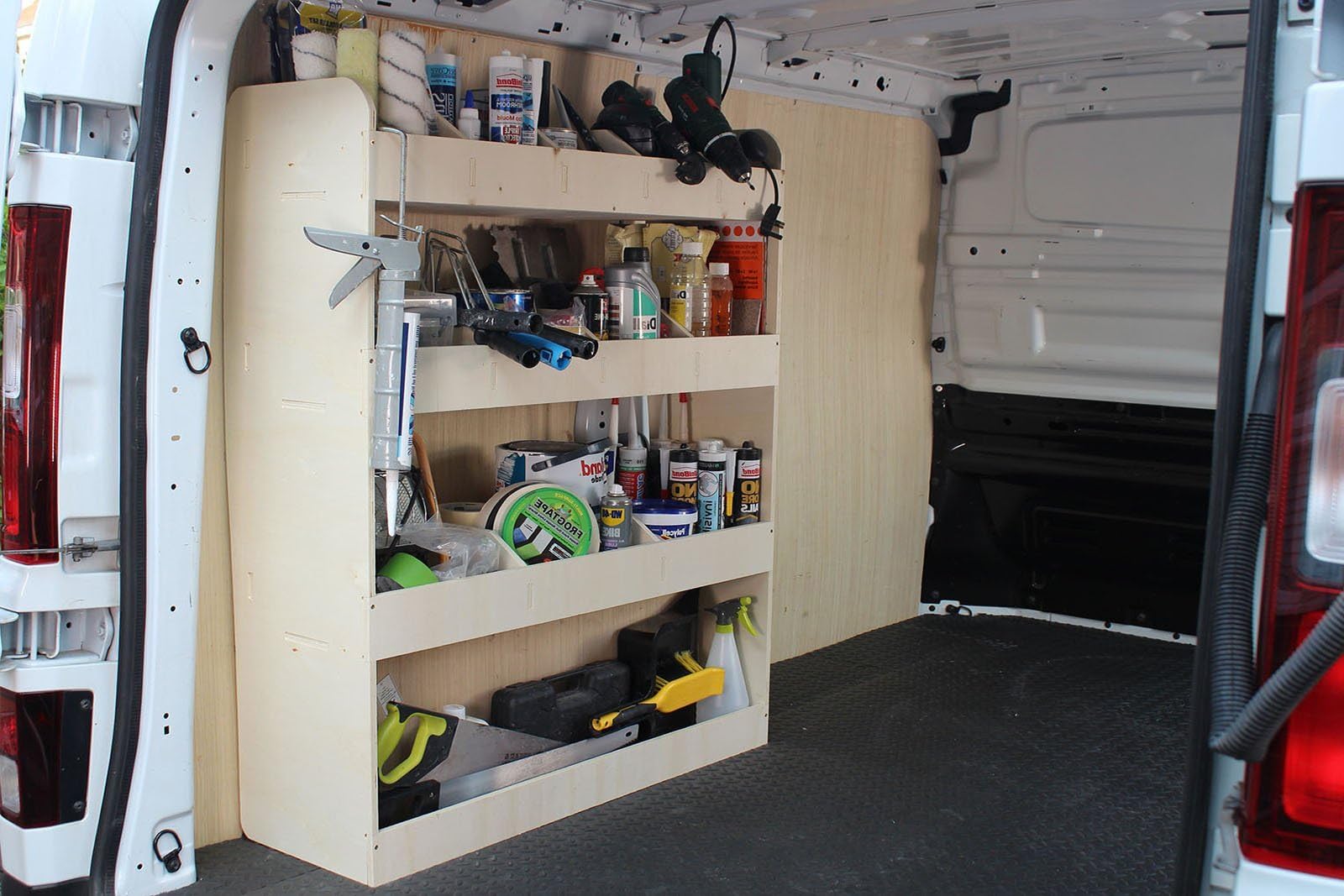 VANIFY - Scaffali per Furgone Renault TRAFIC L2 2015+ Estantería trasera para El lado del Conductor