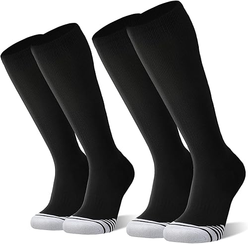 Miniatura 8 de FITRELL Paquete de 23 calcetines de béisbol y sóftbol para niños, jóvenes, hombres y mujeres, calcetines altos hasta la rodilla (varios colores)