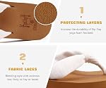 KuaiLu Flip Flops for Women with Arch Support Yoga Mat Comfortable Summer Beach Walking Thong Cushion Sandals Slip On Indoor Outdoor