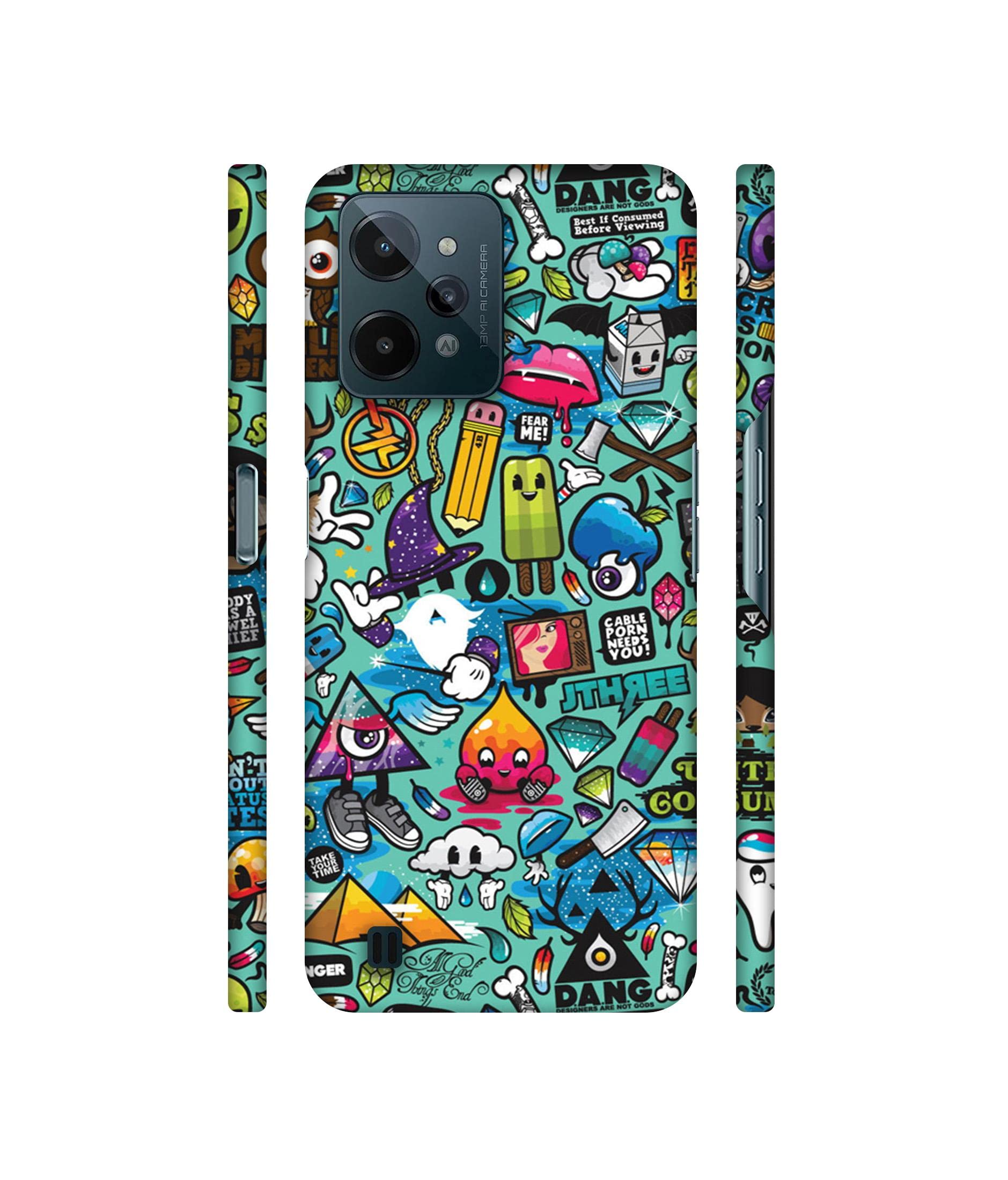 Casotec Basic Case for Realme C31 4G (Plastic_Multicolor) (B0B25H8SQ9) Amazon Price History, Amazon Price Tracker