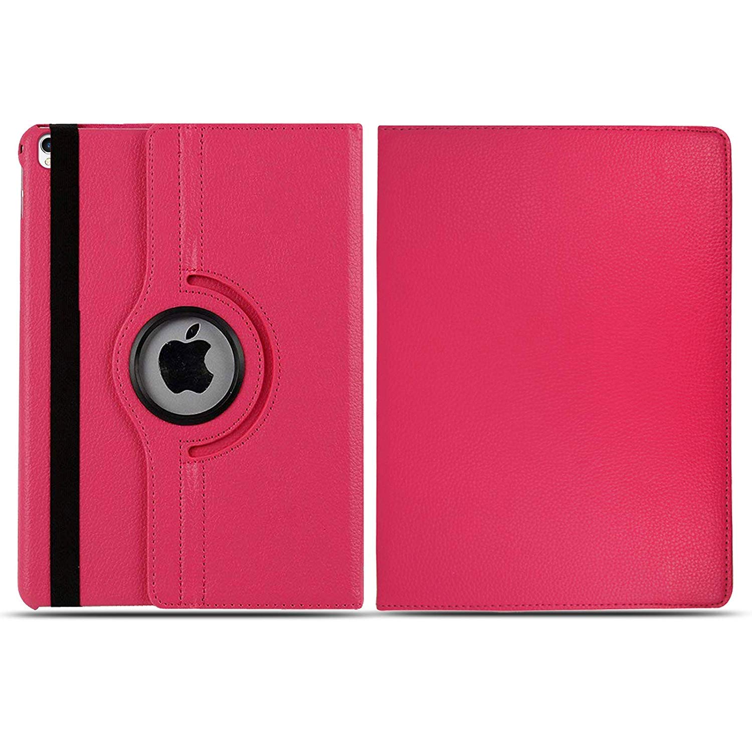 Case For iPad 8, iPad 7 (10.2-Inch 2020/2019 Models) 360 Case Leather Wallet Flip Smart Folio Cover For iPad 10.2'' 8th /7 th Generation (Pink)