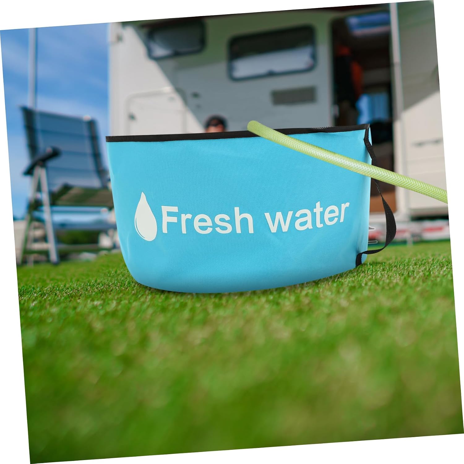 NUOBESTY Rv Tube Storage Bag for Cables and Hoses Oxford Material Easy Organization for Outdoor Use Compact Design Blue