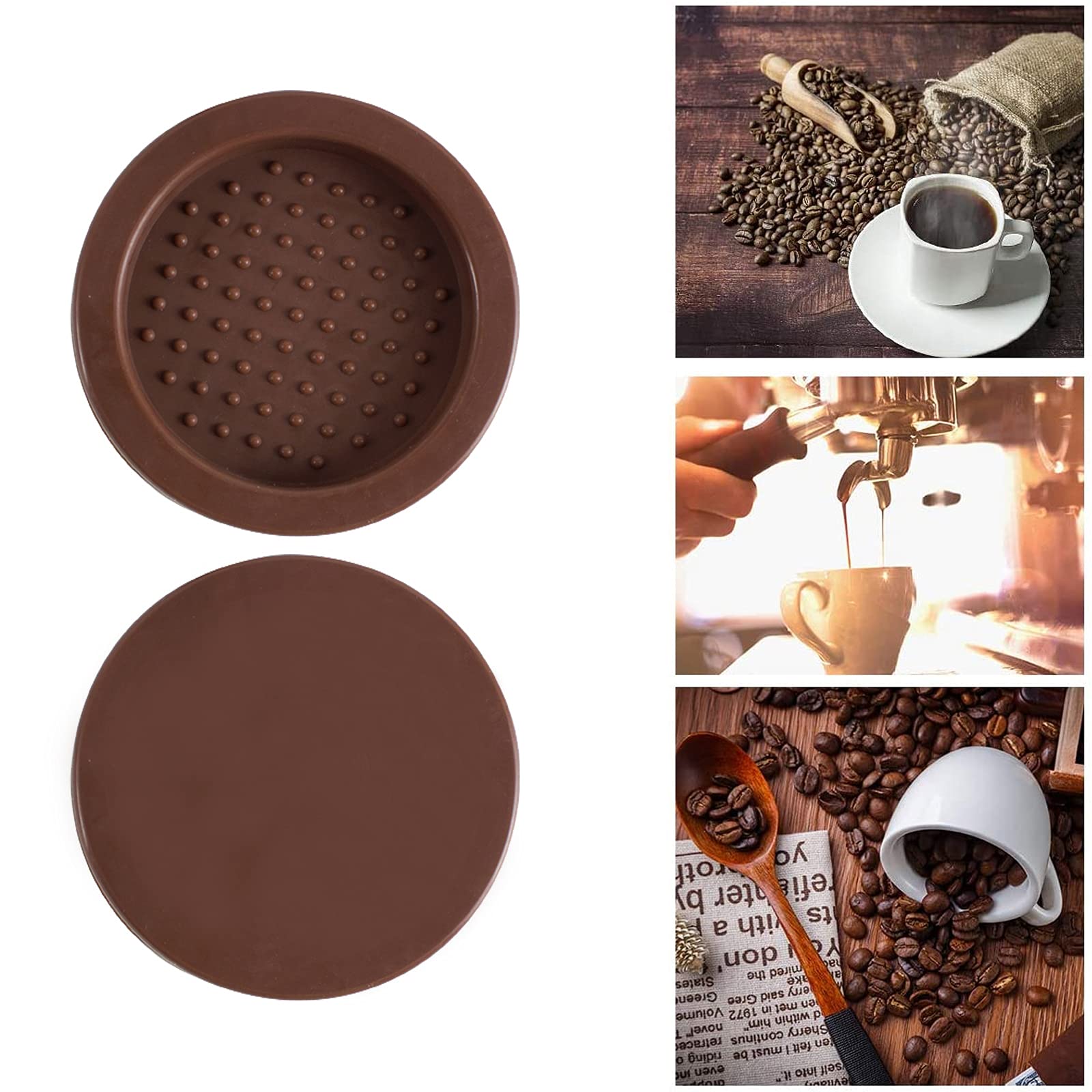 Pressino Per Caffè PHILORN 51mm - Acciaio Inox, Con Base In Silicone - Foto 2