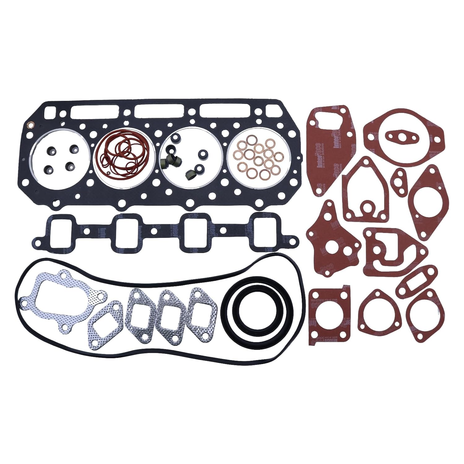 ZTUOAUMA Full Gasket Set 3802300 Compatible with Cummins A2300 A2300T Komatsu S6D95 6D95L S6D95L-1 Engine Yanmar 2202 2220 2301 2310 2402 2420 276 Tractor