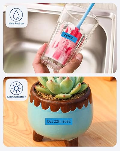 Vista 68 de Paquete de 3 cintas Tze Tz de 0.47 pulgadas laminadas verde TZe-731 TZe731 TZe731 compatibles con Brother P Touch Label Maker Tape para PT D200 D210