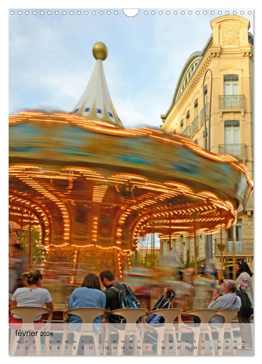 La rue vivante (Calendrier mural 2024 DIN A3 horizontal), CALVENDO calendrier mensuel: Les rues de France et du Maroc