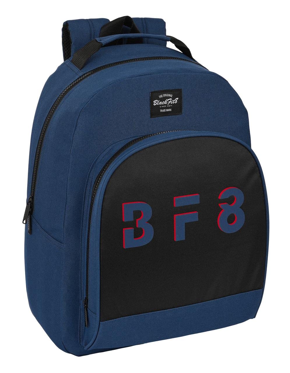 Safta -Backpack Adapt.Cart Recycled Blackfit8 Urban 32X42X15Cm, Multi-Color (642245305)
