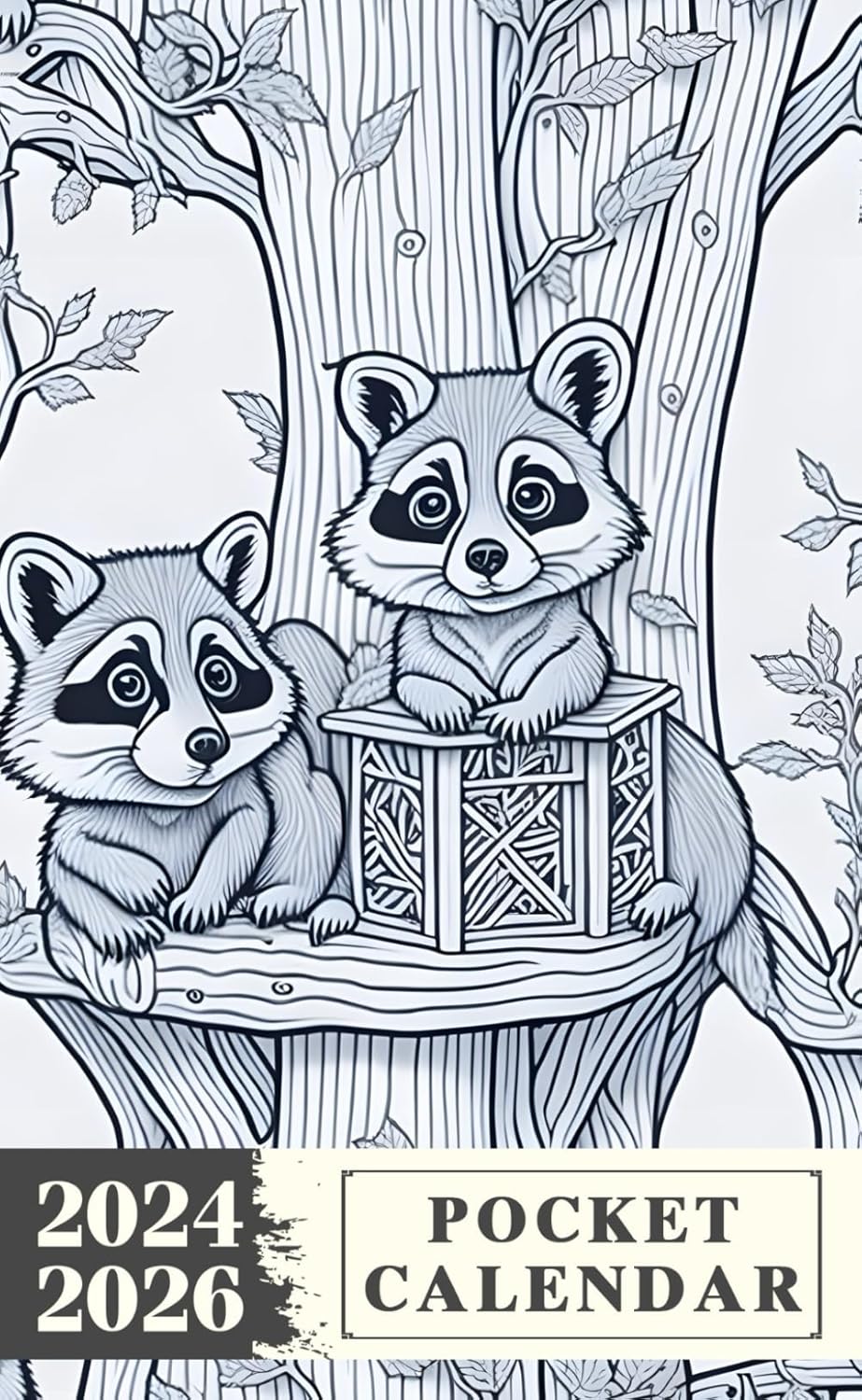 Pocket Calendar 2024 2026 With Moon Phase ThreeYear