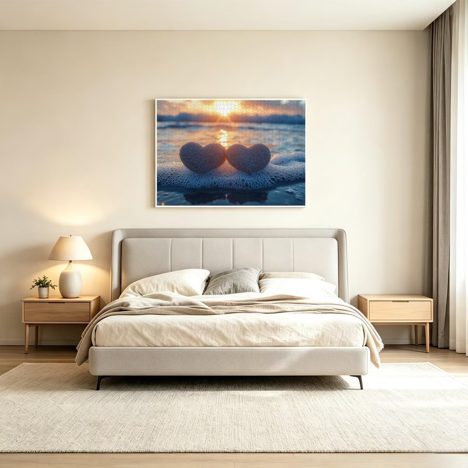 Puzzle 5000 elementów dla dorosłych, gry rodzinne, Love Sunset, n-1