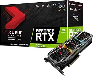 PNY Carte Graphique GeForce RTX ™ 3070 Ti 8 Go XLR8 Gaming Triple Fan Revel Epic-X RGB™
