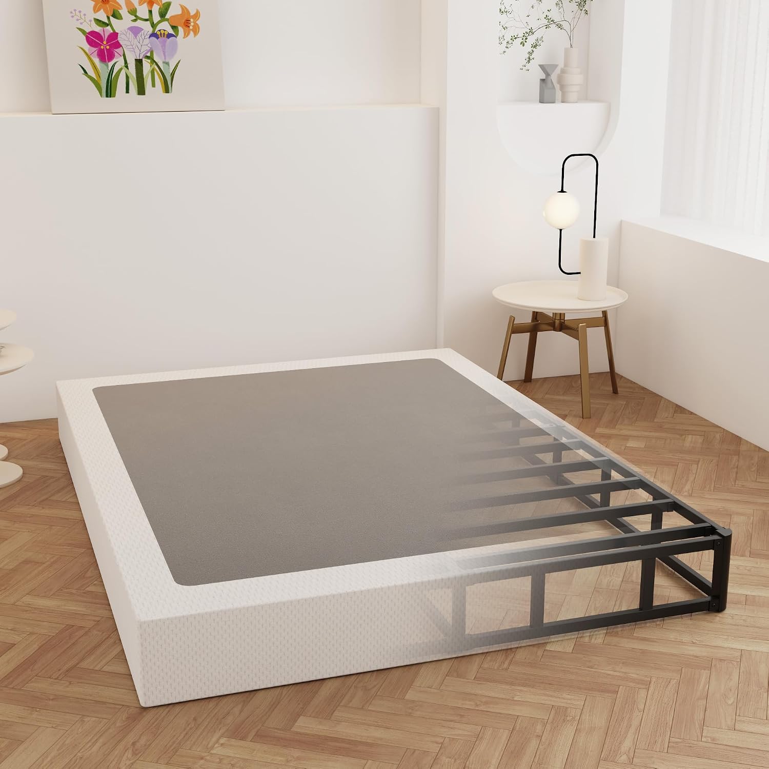 Maenizi King Box Spring 9 Inch, Heavy Duty Metal Box Spring Bed Base, Mattress Foundation, Easy Assembly, Noise Free, Black - Review, Price and Buying Guide