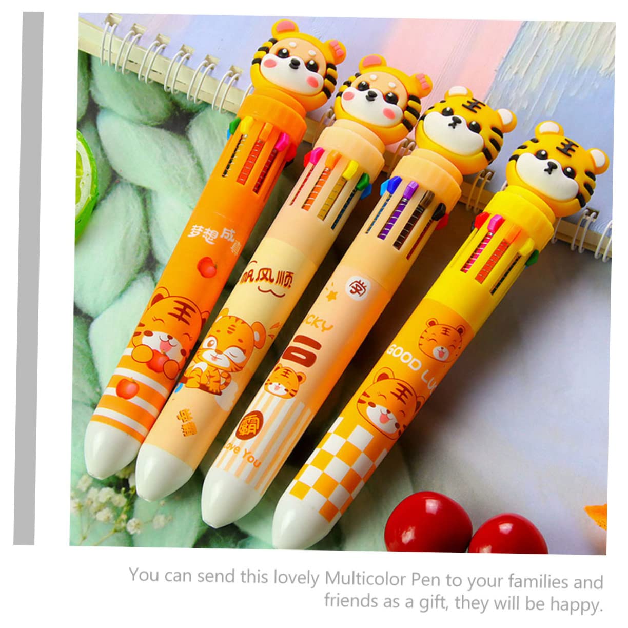 NUOBESTY 3 Set Penna A Sfera A Dieci Penna Strana Penne Originali Penne A Sfera Penne Nere Cancellabili Evidenziatore Kit Fai Da Te Per Pennarelli Ricarica 8 Pezzi * 3