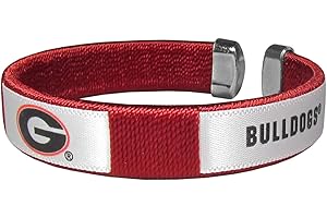 Georgia Bulldog Ribbon Bracelet