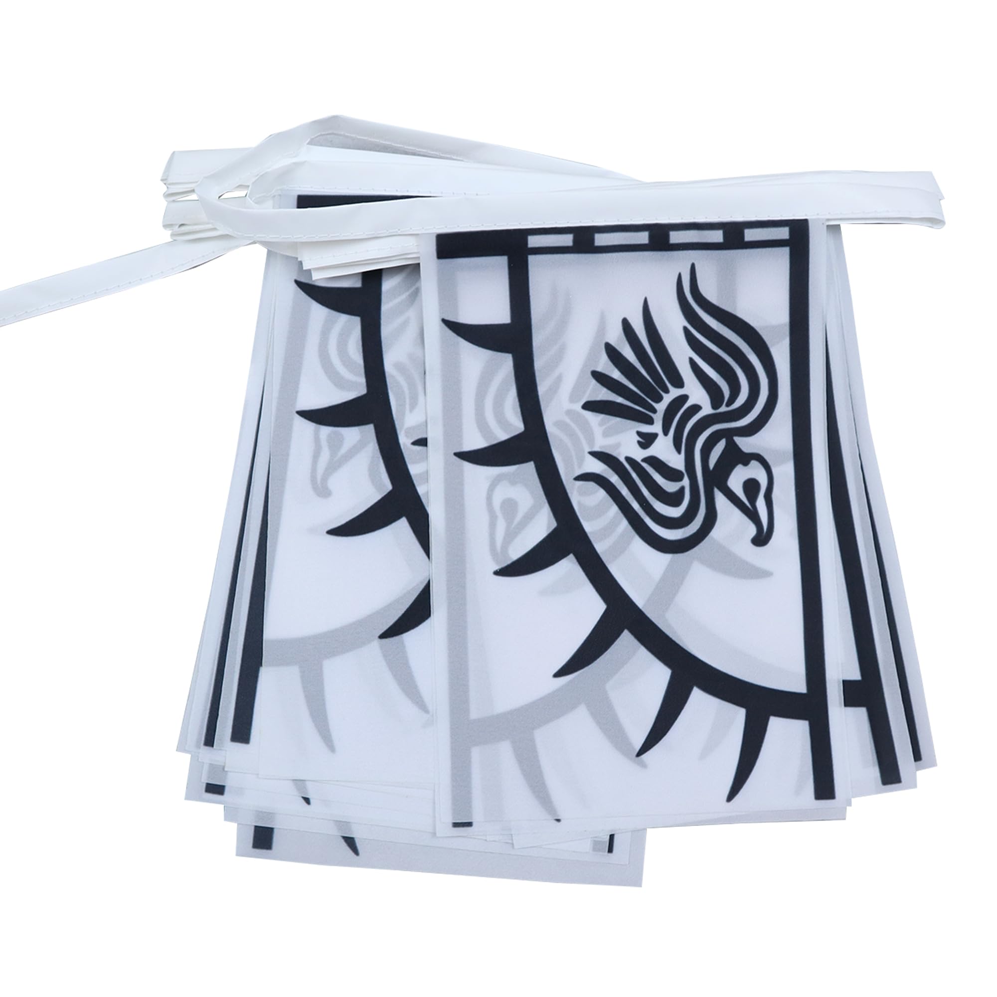 AZ FLAG Viking Raven Bunting 20 ft 20 flags Light Polyester