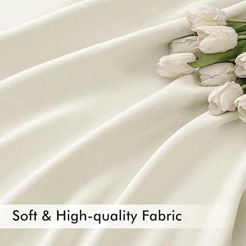 Miniatura 86 de MIULEE Cortinas Opacas de Pestaña Trasera Verde Salvia de 84 Pulgadas de Largo, Juego de 2 Paneles para Sala de Estar y Dormitorio, Privacidad