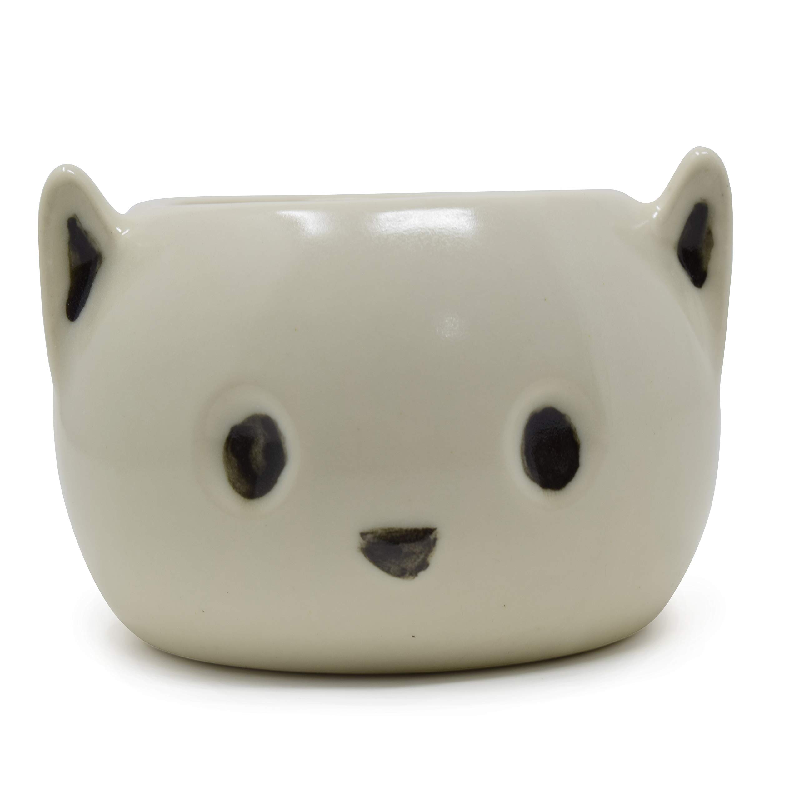 The Himalayan Goods Company Stoneware Ceramic Bonsai Succulent Plant Container Bowl Cat Inspired Planter Pot Bowl 5 x 4 inches (White) (B089DCBZHT) Amazon Price History, Amazon Price Tracker