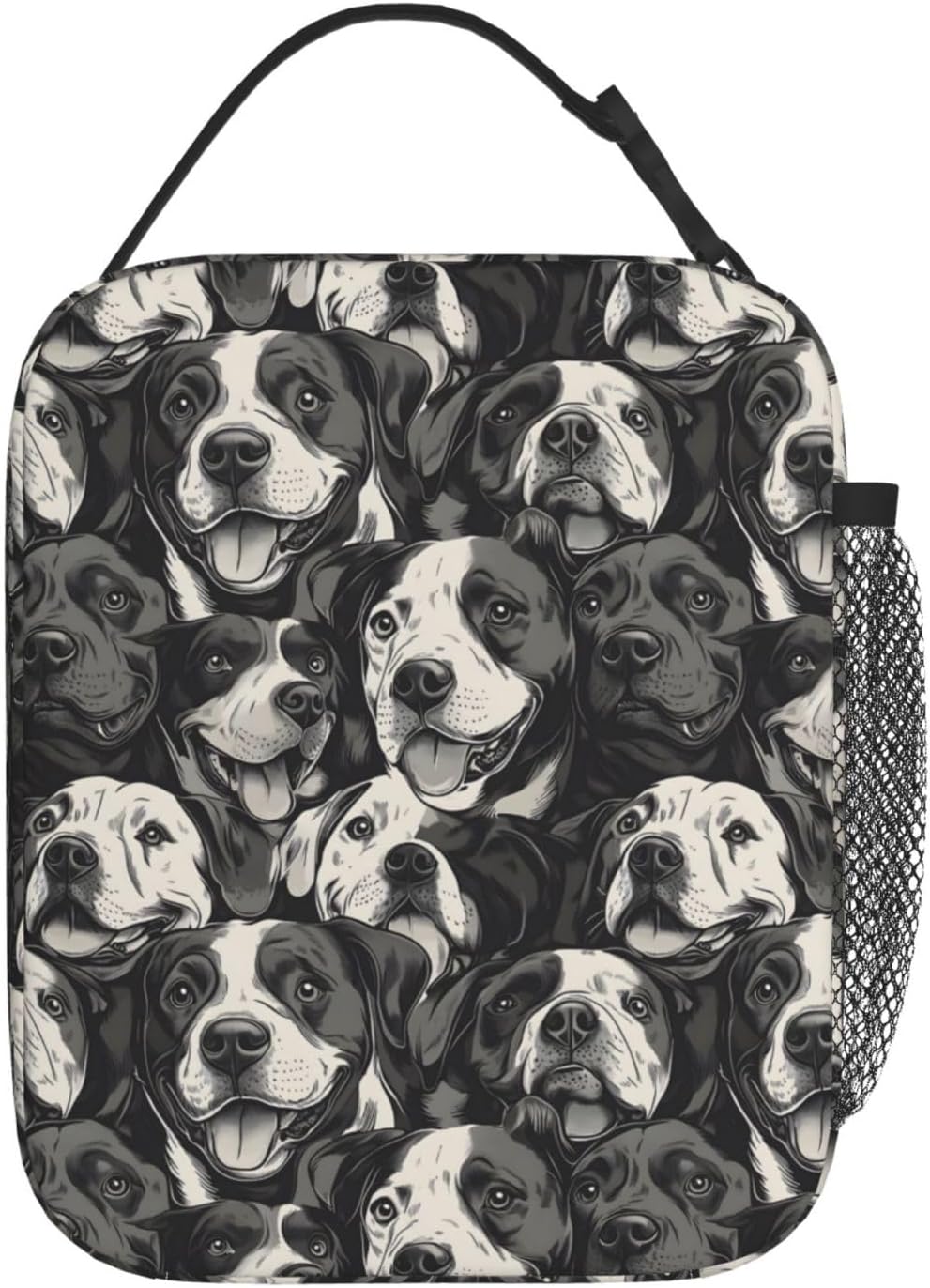 Insulated Lunch Box for Kids Boys Girls, Reusable Lunch Bag for School, Office, Picnic, Work, Travel, Pitbull Theme Lunch Box image 3
