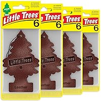 Vista 38 de Little Trees - Ambientador de árbol colgante que proporciona un aroma de larga duración para tu hogar o tu auto. Aroma Black Ice, 24