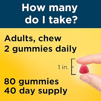 Nature Made Mens Multivitamin Gummies with Omega-3, Mens Gummy Multivitamins for Daily Nutritional Support, 80 Gummy Vitamins and Minerals, 40 Day Supply