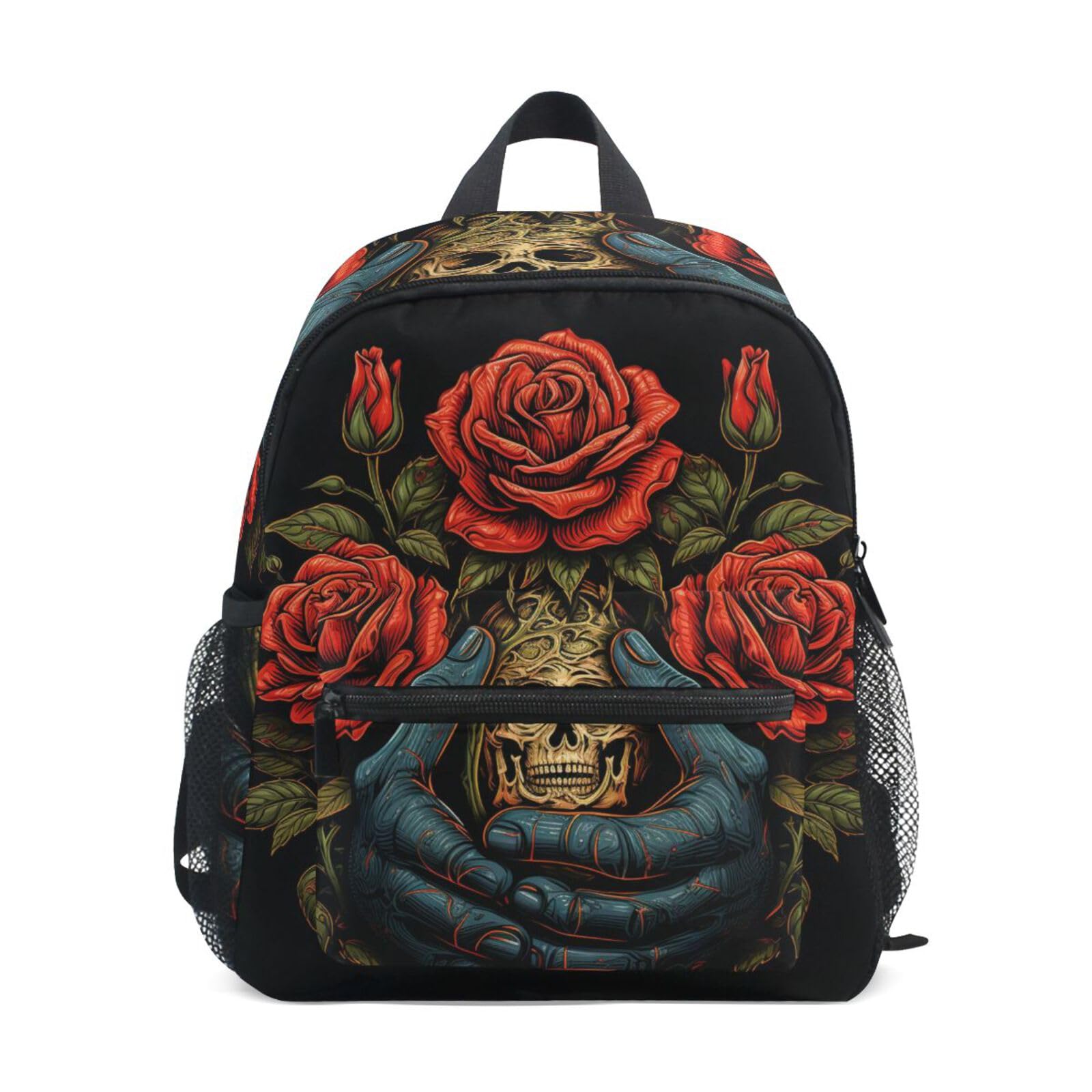 Sac à dos tout-petits crâne rose cool pour la crèche et les sorties - 8
