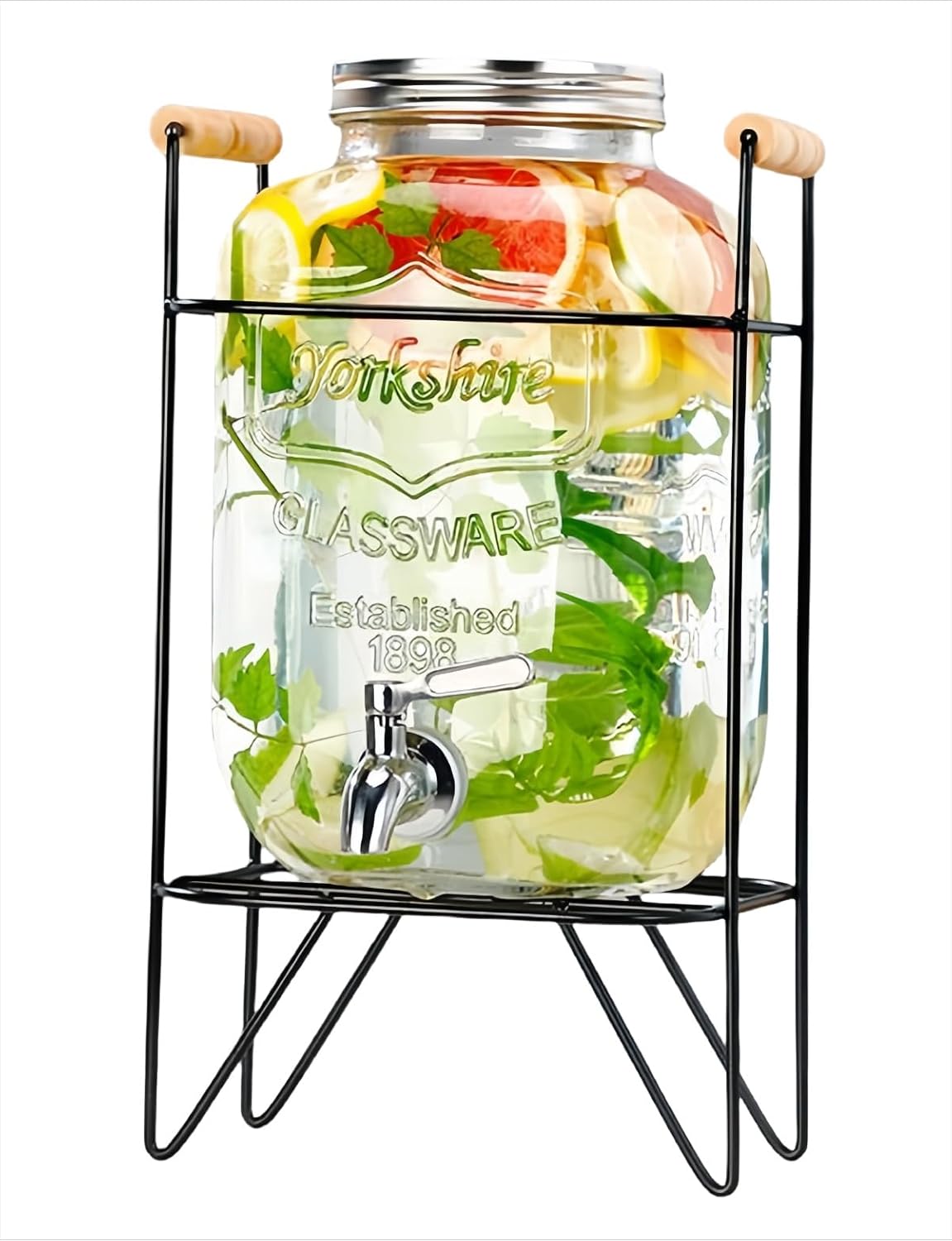 ウォーターサーバー ディスペンサー 楽天市場】メイソン ドリンク ディスペンサー 11.26L ガラス製