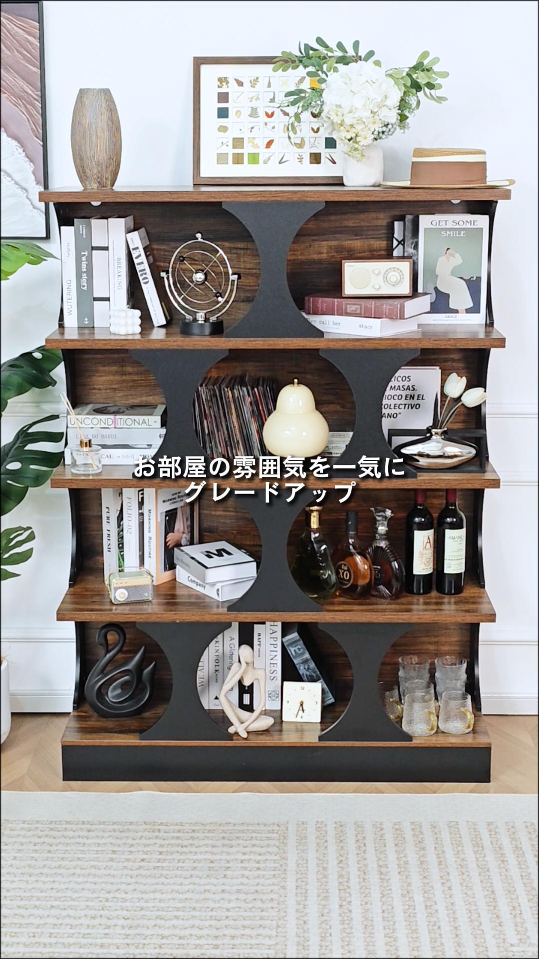 Amazon｜Timechee ディスプレイラック オープンシェルフ ハイタイプ