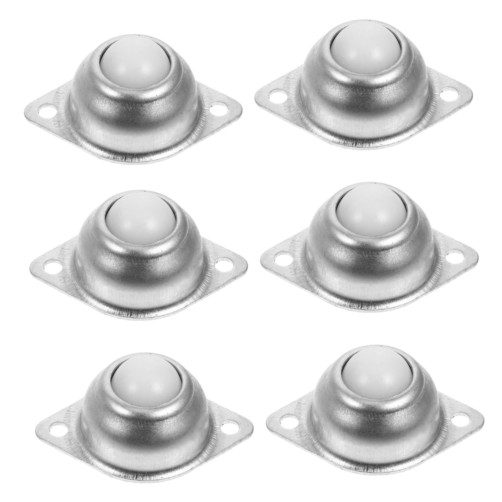 SOLUSTRE 10pcs Ball Casters Ball Bearing Rollers Roller Ball Transfer Bearing Ball Rollers Casters Roller Bearings Ball Bearings Stand Ball Bearing Caster Roller Zinc Silver