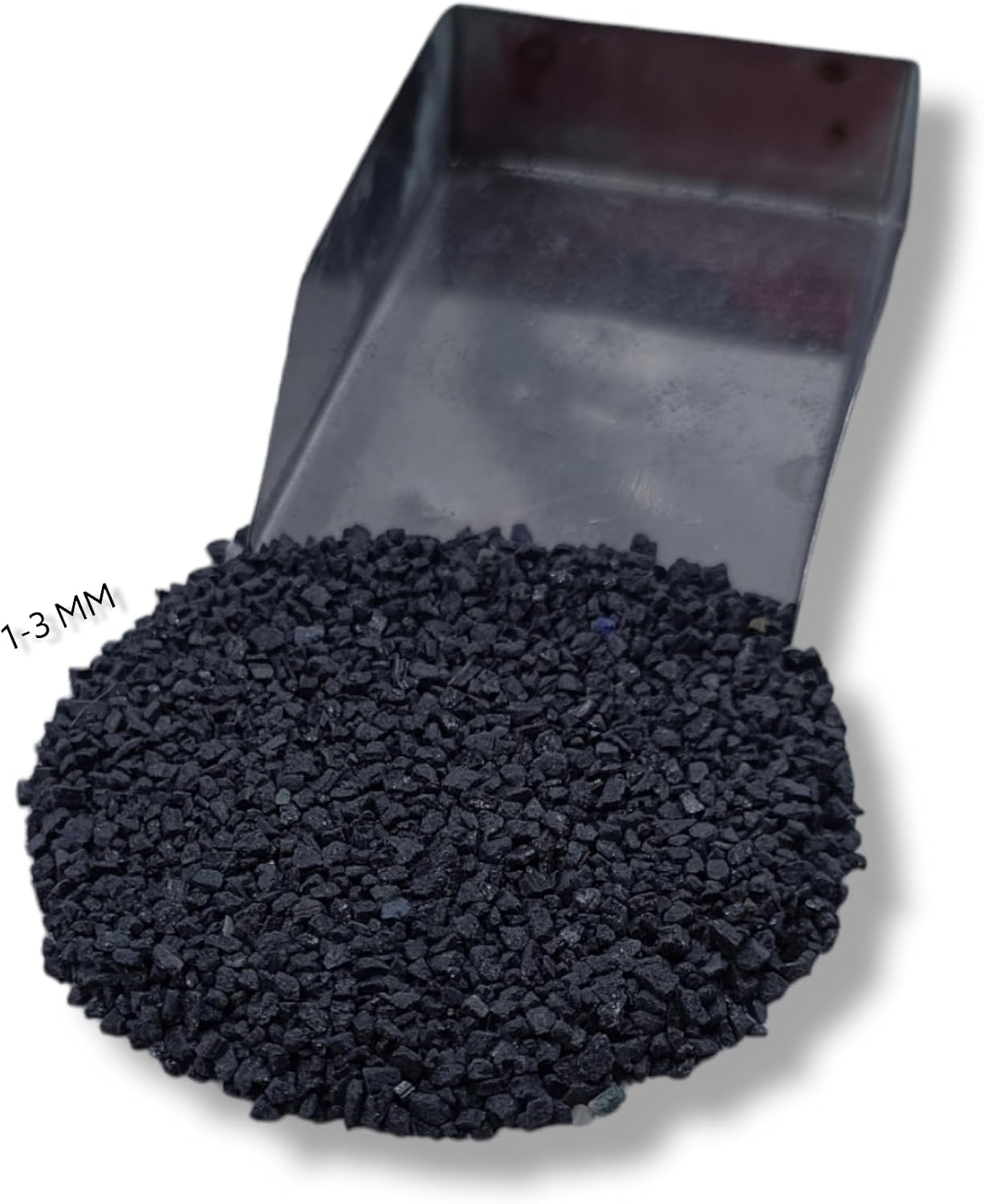 Crushed Natural Black Tourmaline Gemstone Coarse All Size Wholesale Powder Stone Inlay Powder Black Tourmaline Raw Best For Woodwork Inlays