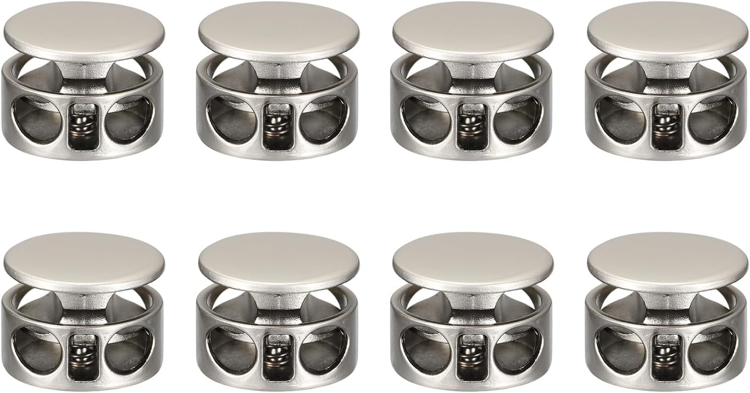 Drawstring Slider Amazon.com: uxcell 8Pcs Metal Cord Locks, 3.5mm Double Hole Toggle ...