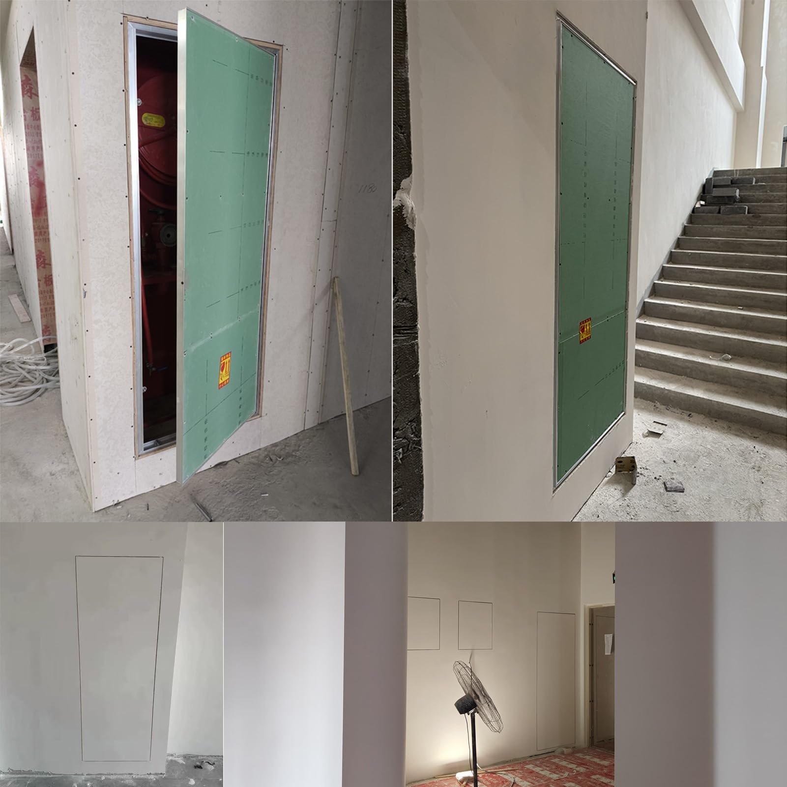 Trappe de Visite Grand Panneau D'accès Amovible pour Cloisons Sèches, Trappe D'accès au Vide Sanitaire/Panneau Passe-câbles Dissimulés, Porte de Maintien Murale à Peindre