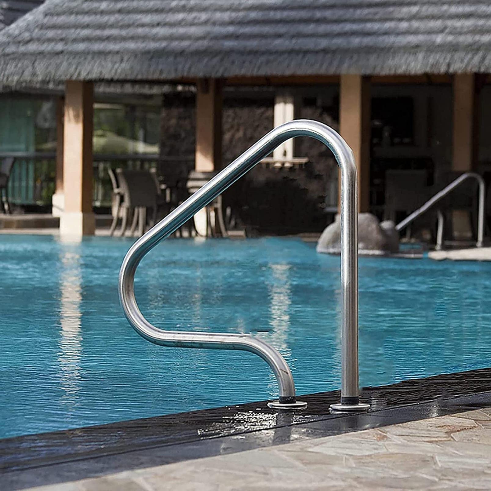 Main courante de piscine confort rampe d escalier en acier inoxydable pour l été
