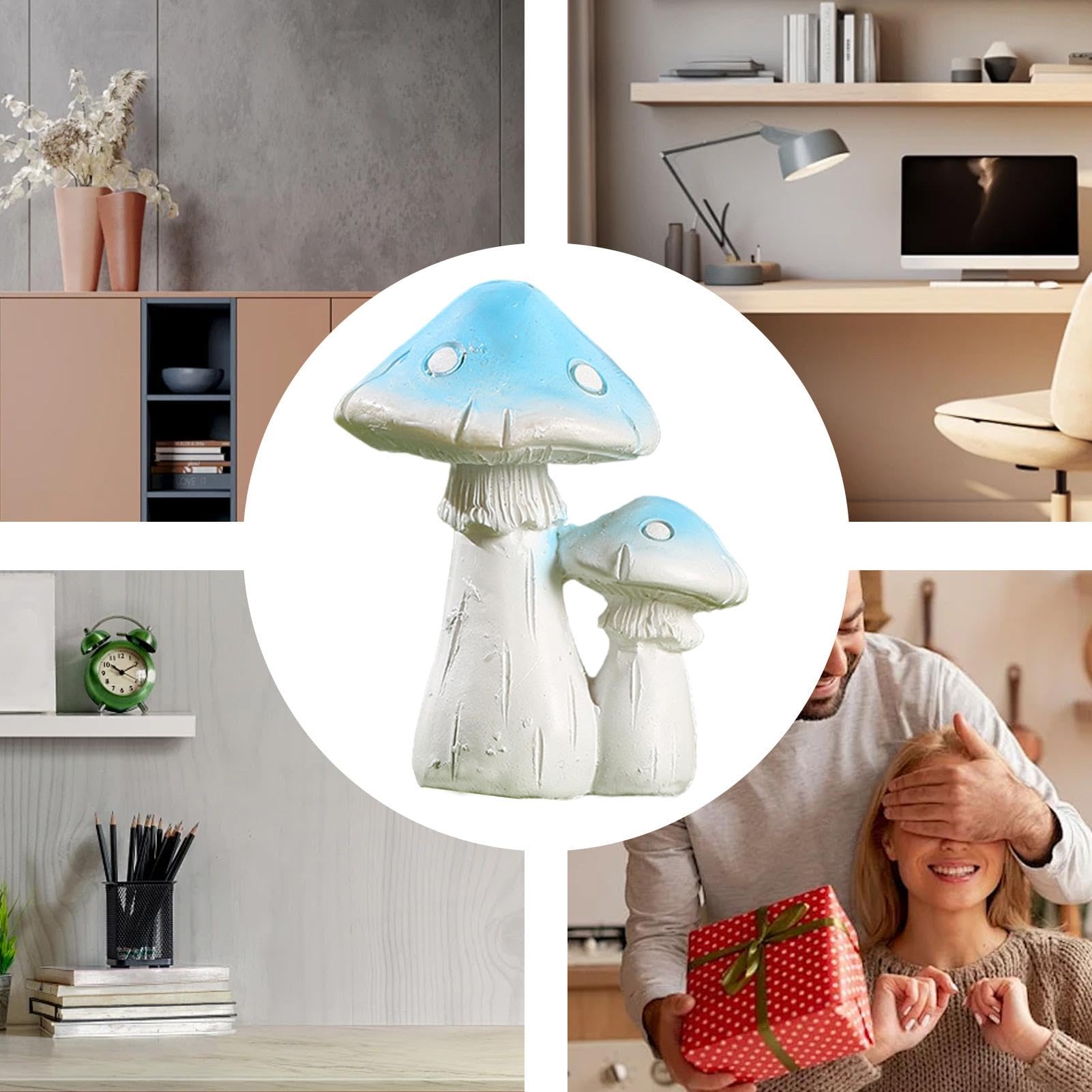 35 Stück Miniatur-Pilze Aus Kunstharz – Niedliche Pilze Für Feengarten, Mooslandschaft & Deko | Wasserdicht, Für Innen & Außen | Perfekt Für Basteln, Kuchendekoration & Geschenke
