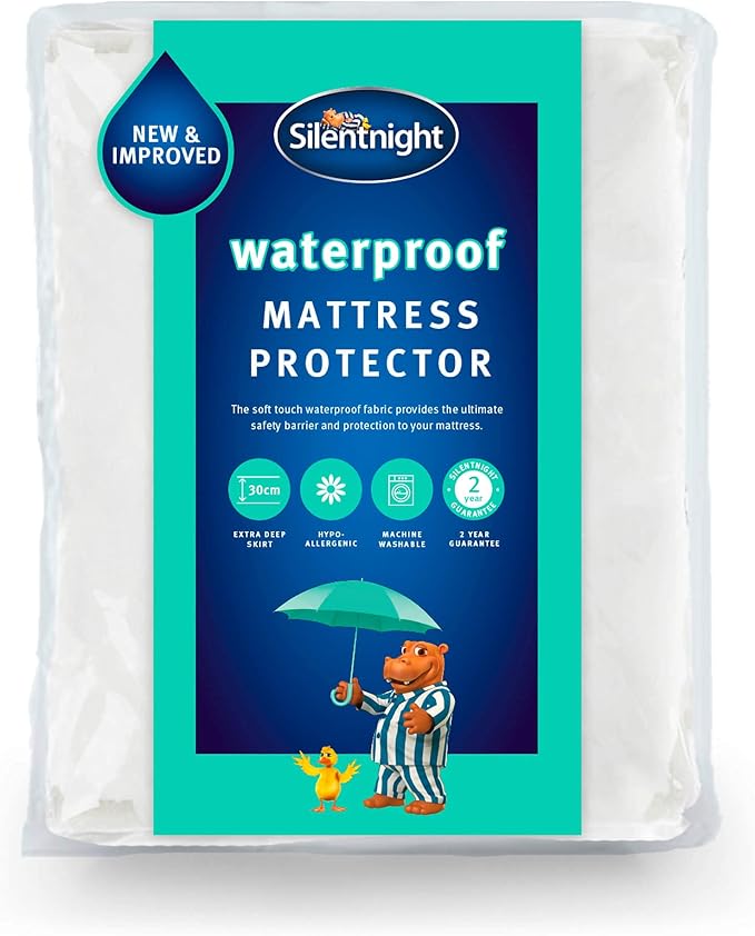 Silentnight New Waterproof Mattress Protector Luxury Super Soft Pad