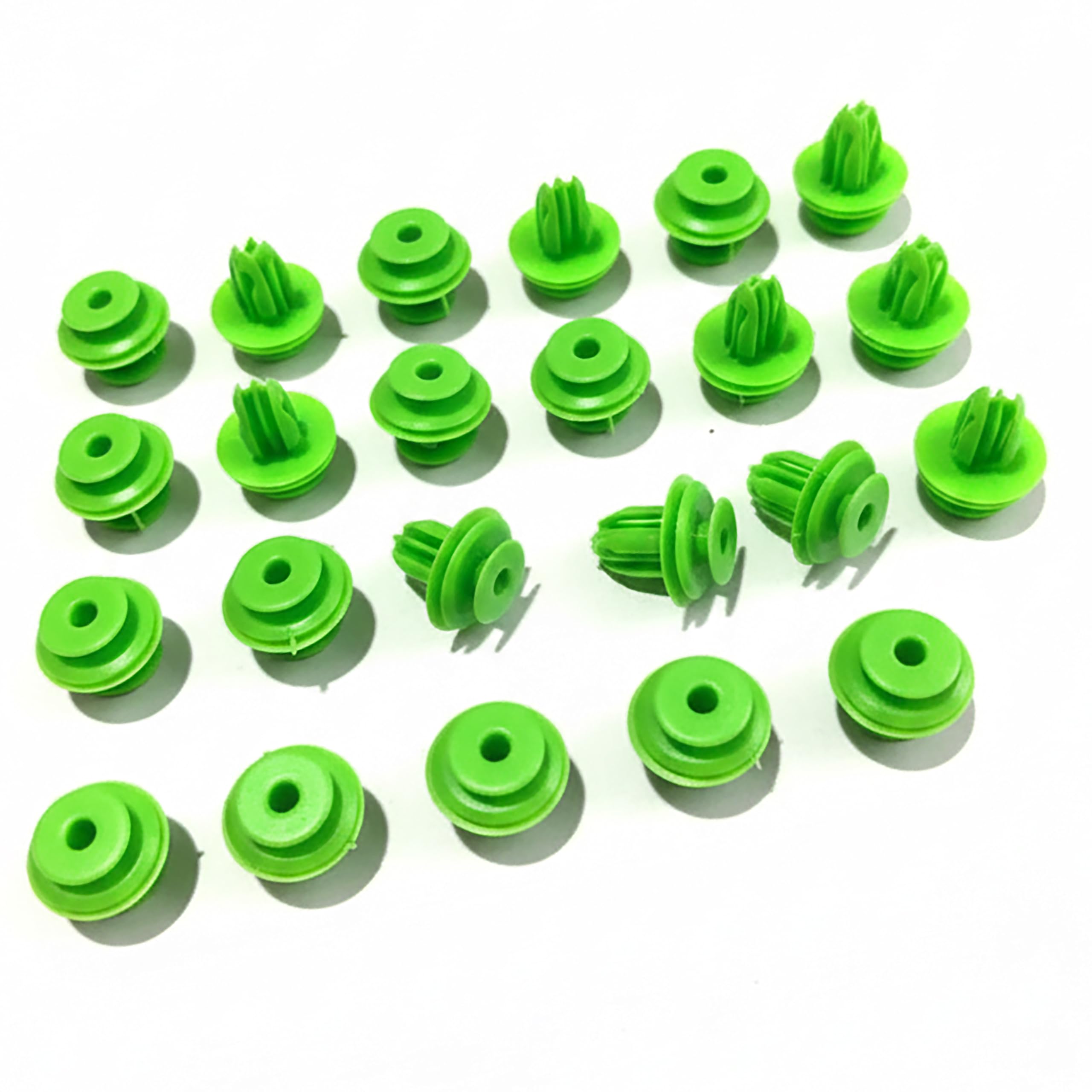 コレクション BRIDGESTONE pins set 2008 F1GP Autokosh Innova Fortuner Door Pad Clips – 20 Pcs Green Plastic