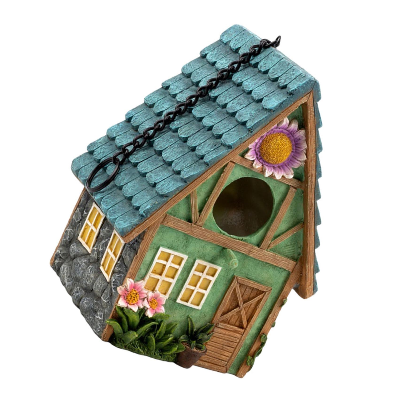 Nichoir pour oiseaux de prestige, décoration rustique chic et élégante de jardin