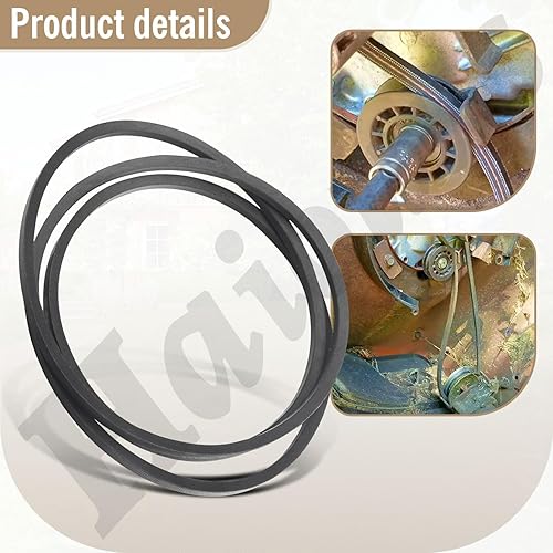 Vista 6 de (2) 587973001 (1) 587969201 Poleas - 580364609 Kit de correa y poleas compatible con el kit de reparación de correa Husqvarna A-WD, para Husqvarna L