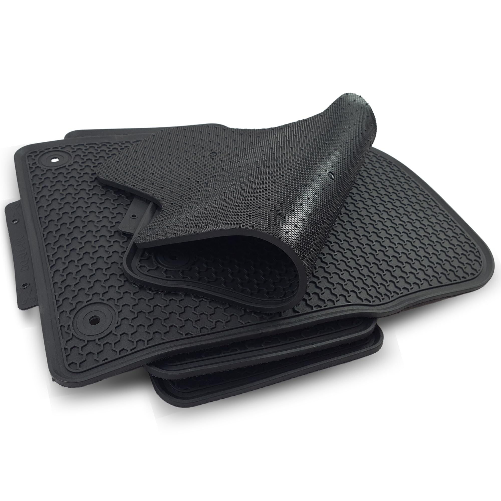 Autohai All-Weather Waterproof Floor Mats For Dodge Journey 2011-2020 – Full Set (3 Pieces), Black - View #4
