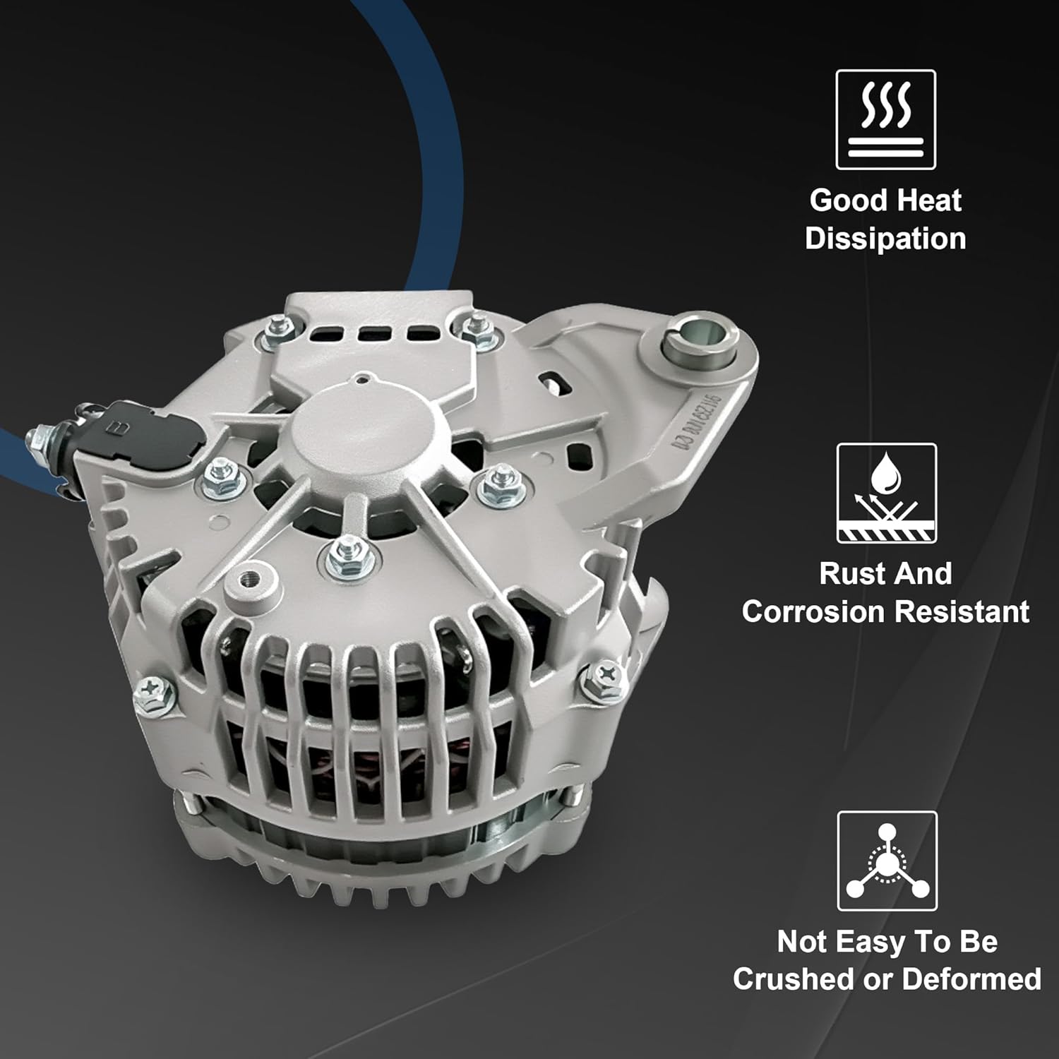 PartsFlow Alternator For 2003-2007 Nissan Murano For 2002-2003 Nissan Maxima For 2002-2004 Infiniti I35 110 Amps 12V 231002Y900