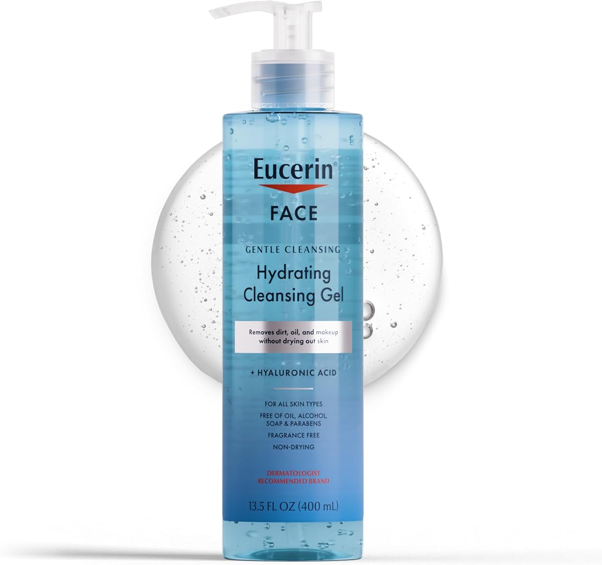 Gel Hidratante Limpiador Suave, Botella de 13.5 Fl Oz
