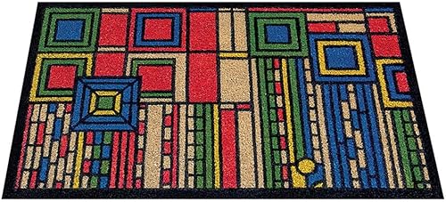 Miniatura 3 de Felpudo con diseño de formas Saguaro de Frank Lloyd Wright