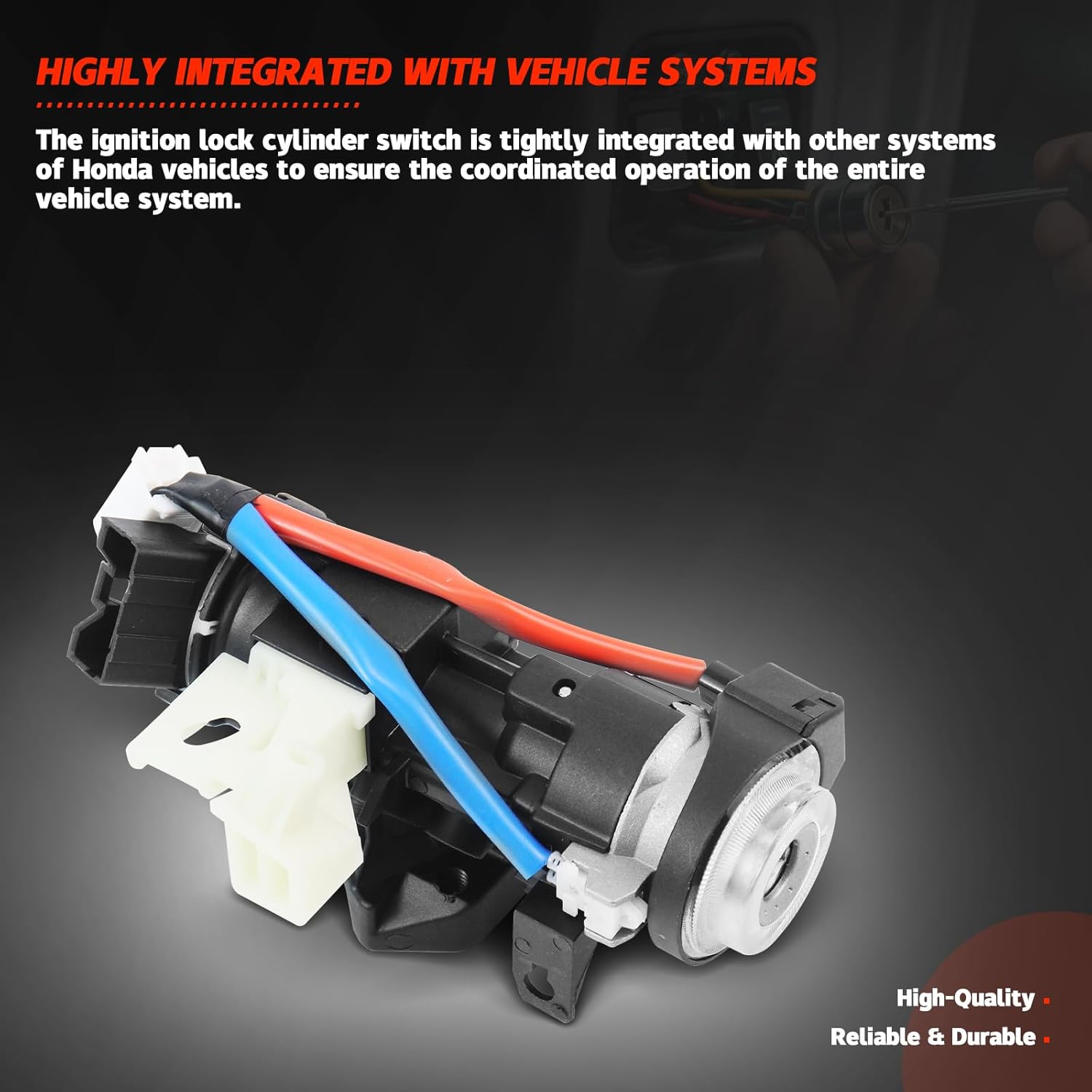 81905-F2230 Ignition Switch Lock Cylinder Assembly with 2 Keys Fit for Hyundai Elantra 2017-2020 Ignition Lock Switch Assembly Replace# 81910-F2130, 81970-F2B00, 81900-F2H00