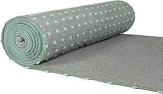 Kunstrasen 300x400 cm Grau, Rasenteppich mit Noppen, Outdoor Teppich wetterfest und pflegeleicht für Balkon, Terrasse und Garten