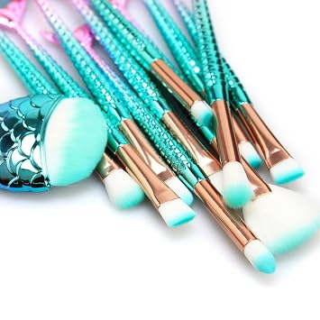 11PCS Makeup Brushes Set, Stocking Stuffers for Kids Teen Girls Women | Foundation Eyebrow Blush Brushes, Easter Basket Stuffers, Christmas Make Up Gifts for Teens Girls Vanity Accessories Stuff